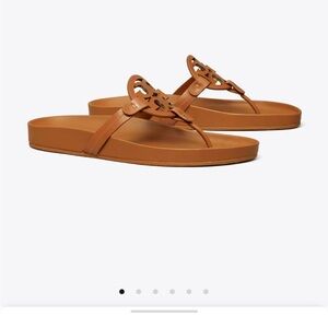 Size 8.5 Tory Burch Miller sandals in good condition.